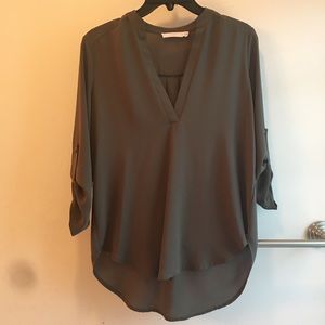 Lush xs high low top in olive green